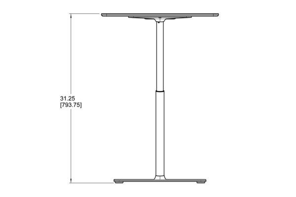 Mobel Standing Desk Measurements