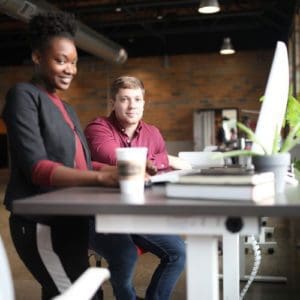 Working at the Kloud Standup Desk