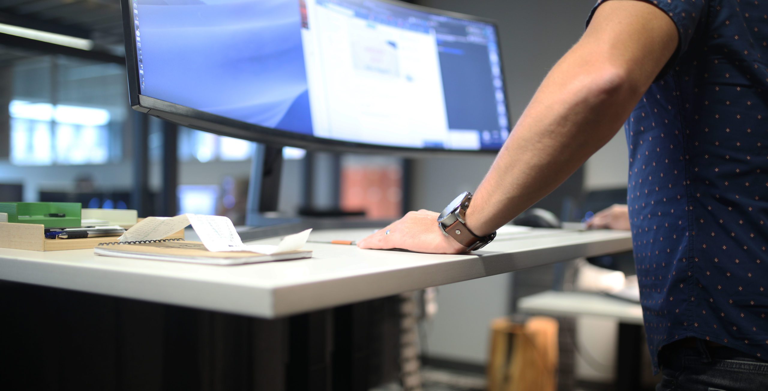 Standing Desks for Two Monitors or More