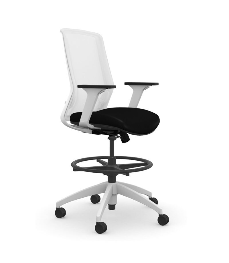 Alta Sella White Office Chair