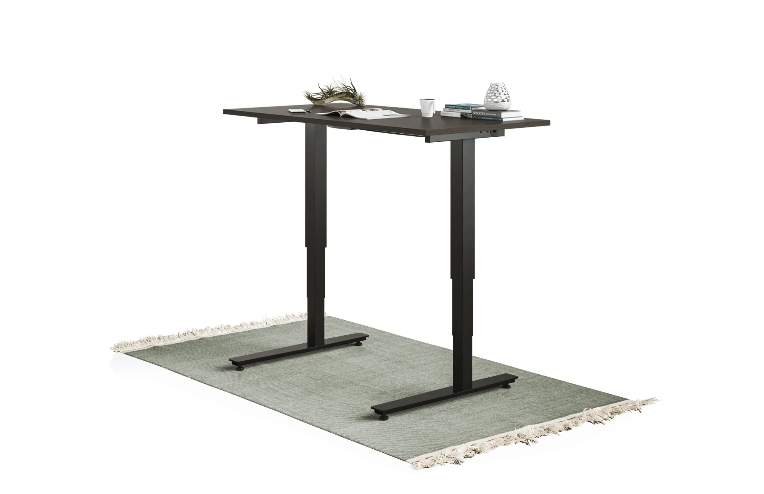 Klöud Standing Desk - 30x60 Graphite Twill / Black Frame